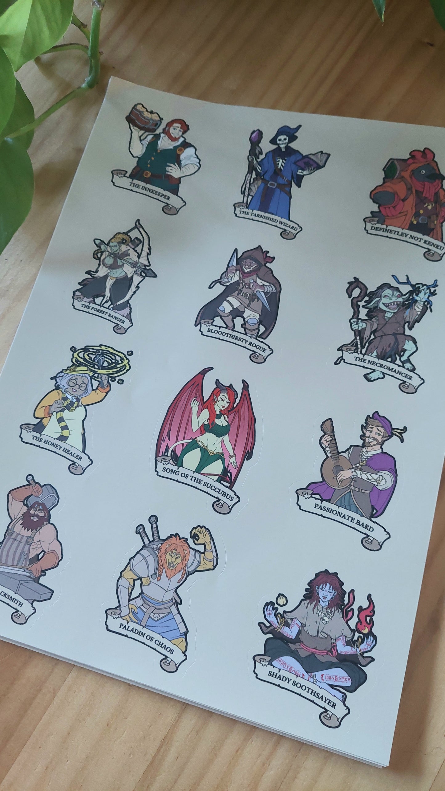 "The Adventure Crew" - Character Artwork Sticker Sheet